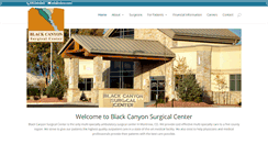 Desktop Screenshot of blackcanyonsurgicalcenter.com